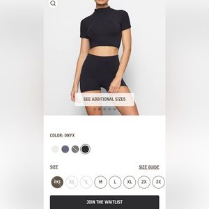 SKIMS RAW EDGE SHORT